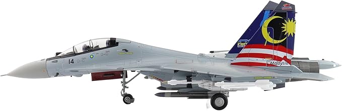 Hobby Master | 1:72 Scale Diecast Military Aircraft Replica | Su-30MKM M52-14, TUDM, Lima 2013 | Model HA9508