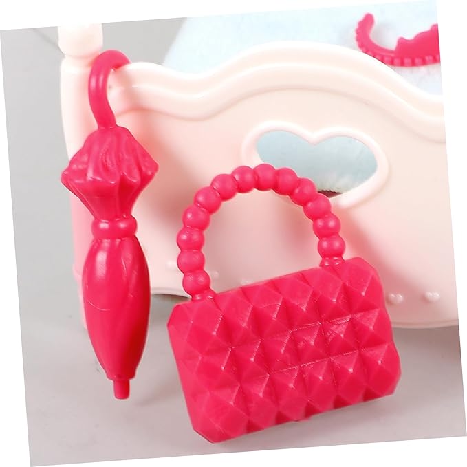 HEMOTON 1set Miniature Bedroom Furniture for Dollhouse Cute DIY Scene Prop High-Detail Design and Safe Material for Creative Role Play and Family Fun