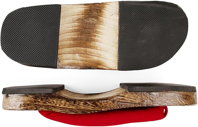 Cutey May Japanese Wooden Clogs Geta Slippers