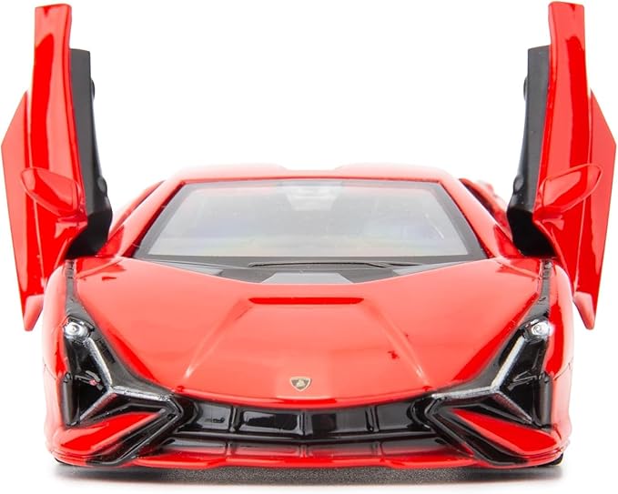 BDTCTK Lamborghini Sián FKP37 Diecast Car Models,1/36 Zinc Alloy Toy Pull Back Vehicles Toy Cars for Toddlers Kids Boys Girls Gift (Red)