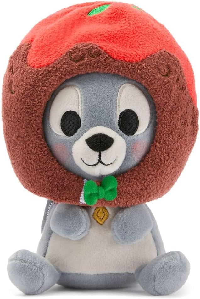 Disney Store Official Mini Mix-Its Plushies – Tramp - Cute Stuffed Animals - Mix & Match Detachable Hats - Hook and Loop Strap - Plush Toys for Kids and Collectors, 7 Inch