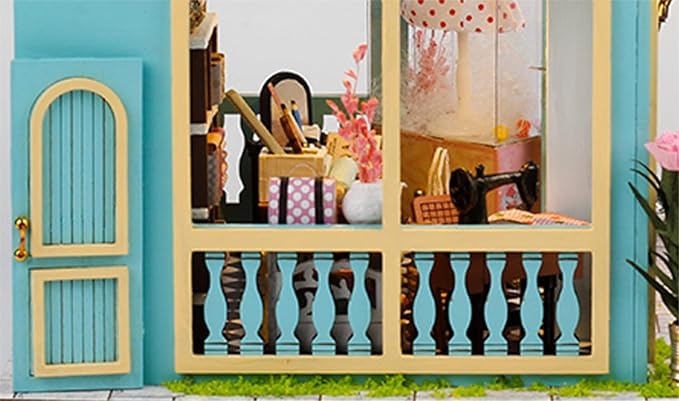 DIY Miniature Dollhouse Room Kit for Teens and Adults-Tailor Shop