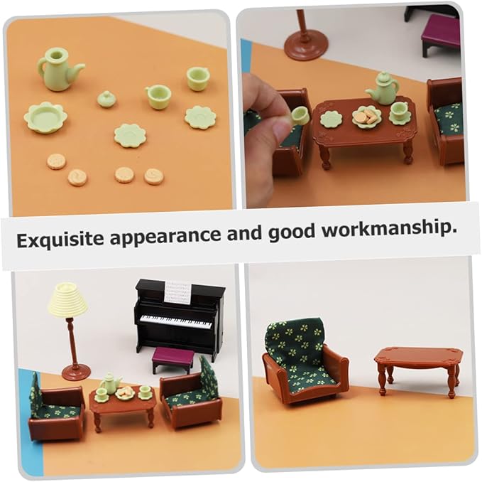 SUPVOX 1set Miniature Dollhouse Furniture Realistic of Wear-Resistant Decor for Mini Houses Accessory for Dollhouse Landscaping and Scene Layout