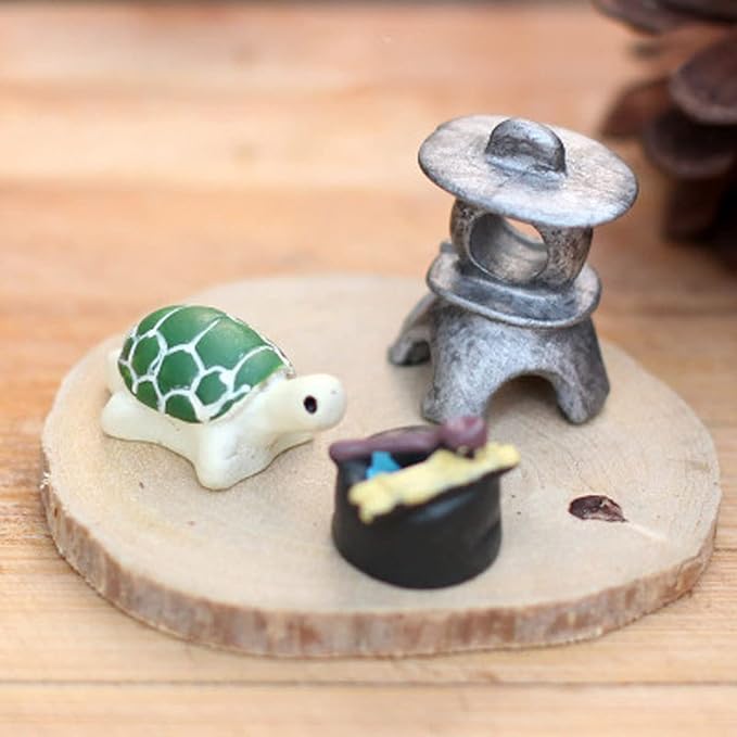 40pcs 9 Scenarios Fairy Garden Figurines Miniature Accessories, Micro Landscape