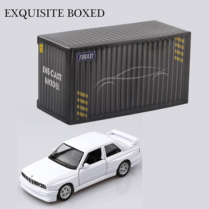 1/36 Scale 1987 BMW M3 Diecast Model Cars,Pull Back Vehicles BMW E30 Toy Cars,Cars Gifts for Boys Girls