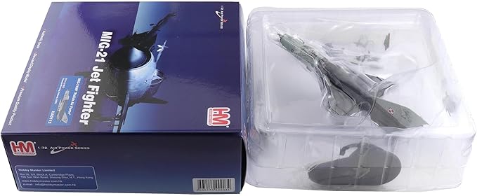 Hobby Master | 1:72 Scale Diecast Military Aircraft Replica | MIG-21MF Polish Air Force 9111, 3 ELT, Poznan-Kresiny, Poland, 2002 | Model HA0115