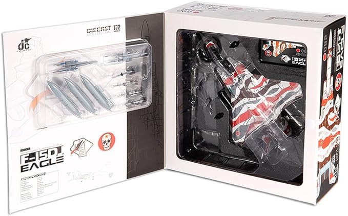 Motor city classics JC Wings | 1:72 Scale Model Military Aircrafts | F-15DJ Eagle, JASDF, Tactical Fighter Training Group, 2018 | Model JCW-72-F15-024