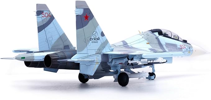 Panzerkampf | 1:72 Scale Model Military Diecast | Su-30MKK Pavel Osipovich Sukhoi Number 504 | Model 14645PC