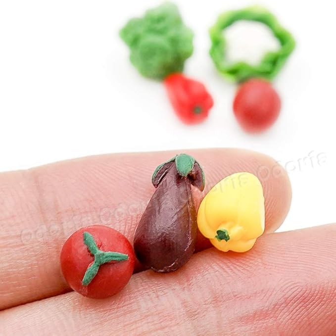 Odoria 1/12 Miniature Fruits and Vegetables Dollhouse Decoration Accessories