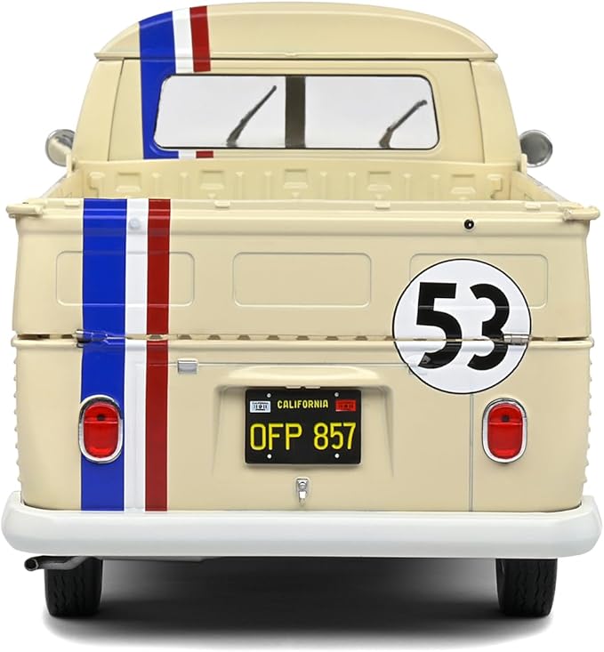 SOLIDO 1:18 Volkswagen T1 Pick UP Racer 53 Beige 1950