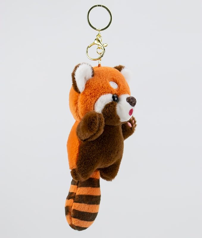WEIGANGFANG Cute Red Panda Keychains Kawaii Accessories Decorative Pendants for Backpacks Valentine's Day Gifts for Women (Ailurus Fulgens)