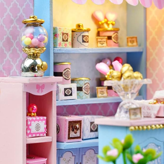CRIOLPO Miniature House Kit -Delicious Candies
