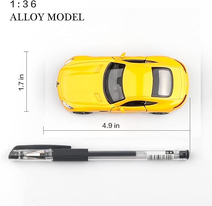 1/36 Scale Mercedes AMG GTS Diecast Cars Models,Pull Back Vehicles Toy Cars,Cars Gifts for Boys Girls