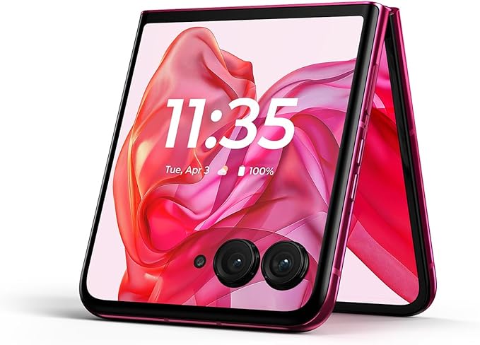 Motorola razr+ | 2024 | Unlocked | Made for US 12/256 | 50MP Camera | Hot Pink
