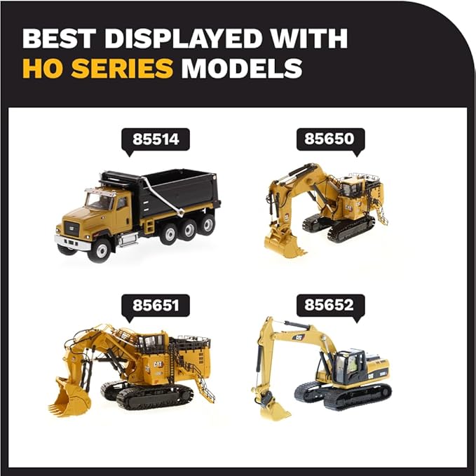 1:87 Caterpillar 320D L Hydraulic Excavator with Multiple Work Tools (Clean Up Bucket, Grapple, Hammer, and Multi Processor) - 85652 - High Line Series by Diecast Masters