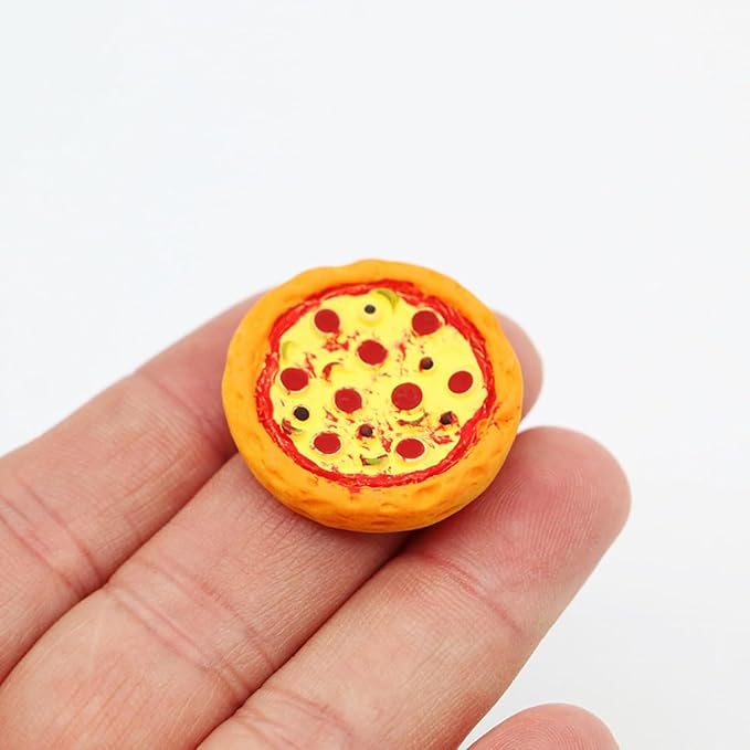1Set Miniature Pizza Box, 1:6 1:12 Dollhouse Food Model Set Doll House Furniture Supplies1 Dollhouse Accessories
