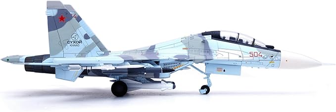Panzerkampf | 1:72 Scale Model Military Diecast | Su-30MKK Pavel Osipovich Sukhoi Number 504 | Model 14645PC