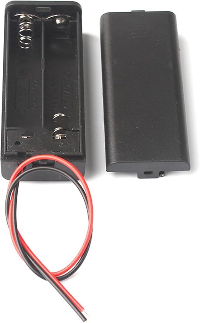 Kisoy DIY House Accessory for Dollhouse Miniature-3 PCS of AAA Battery Packs with 6 PCS of Light Wires