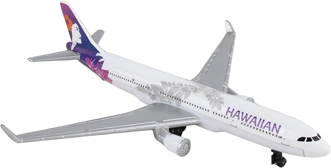 Daron Hawaiian Airlines Single Plane , White