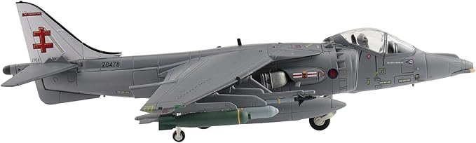 Hobby Master | 1:72 Scale Diecast Military Aircraft Replica | Harrier GR.9A ZG478, 41 (R) Sqn., RAF Coningsby Air Base, March 2006 | Model HA2651