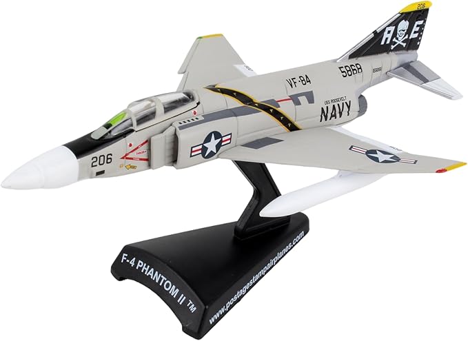 Daron Postage Stamp F4 Phantom II 1/155 Jolly Rogers VFA-84