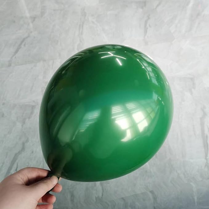 5 inch Dark Green Party Balloons, 100 pcs Mini Green Latex Balloons for Birthday Wedding Baby Shower Decorations(Dark Green)