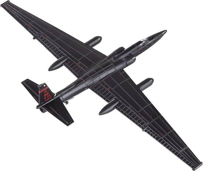 HANGHANG 1/144 U-2 Reconnaissance Fighter Plane Metal Aircraft Model Military Airplane Model Diecast Plane Model for Collection or Gift