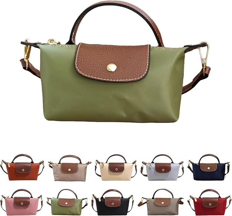 Mini Crossbody Bag for Women - Adjustable Strap Shoulder Purse, Small Spacious Tote with Zipper Pockets for Phone Wallet Keys