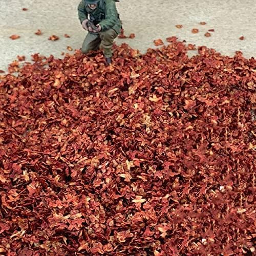 Warmtree Realistic Miniature Leaves Simulation Leaves for DIY Mini Model Railway Fairy Garden Architecture Diorama Scenery Landscape Layout Diorama Village Accessories, Pack of 4