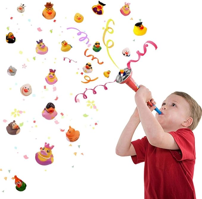 XY-WQ Rubber Duck 150 Pack for Jeeps Bath Toy Assortment - 2.3 Inch Bulk Floater Duck for Kids - Baby Showers Accessories - Party Favors, Birthdays, Bath Time, and More (50 Varieties)