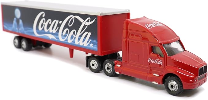 Motor City Classics Bears and Moon Long Hauler (1:87 Scale), White/Blue