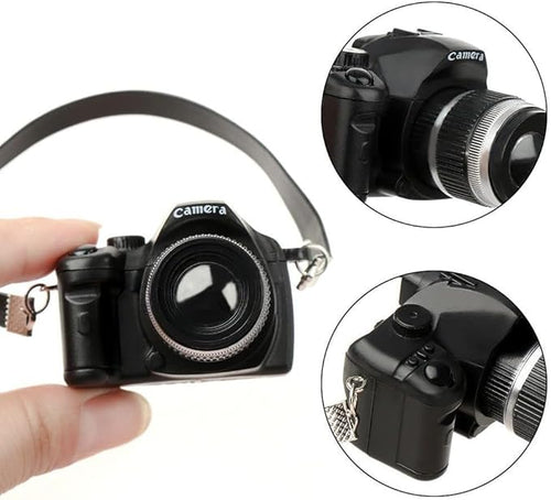 1:4 Scale Mini Miniature Camera Prop Ornament Vintage Model Mini Decoration Accessories Photography Props (B)
