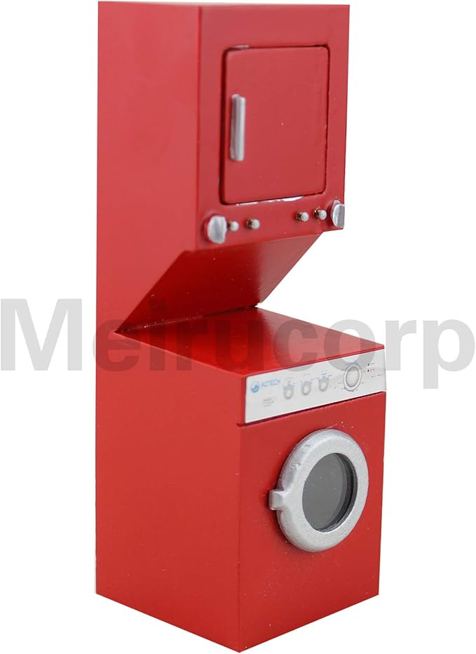Meirucorp Dollhouse Life appliances 1/12 Scale Home Electrical Cabinet Type Washing Machine