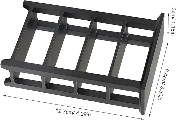 Toyvian Dollhouse Mini Bookshelf Model Miniature Display Bookcase Mini House Drawer Cabinet 4- Layer Wood Micro Scene Furniture DIY Storage Box