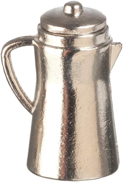 Aztec Imports, Inc. Dollhouse Miniature Coffee Pot, Silver #D2805