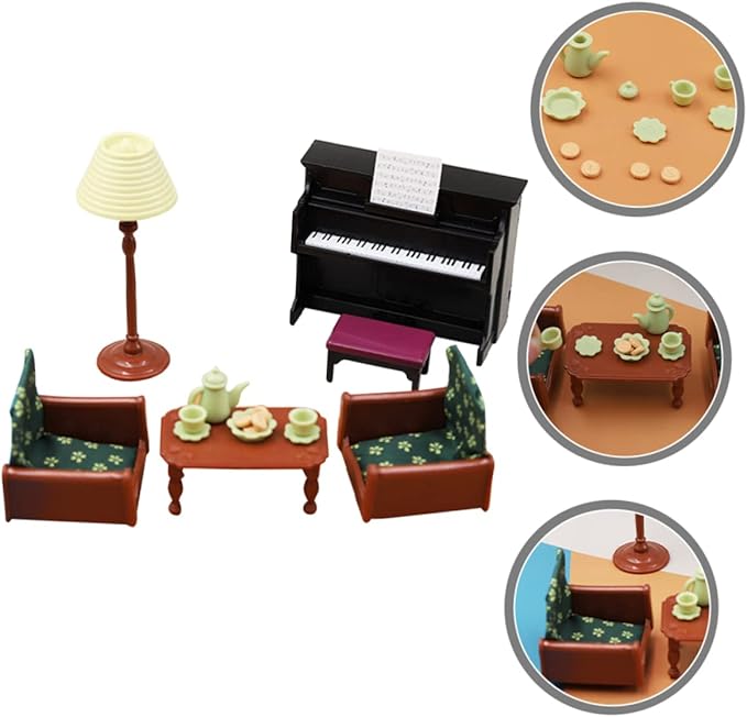 SUPVOX 1set Miniature Dollhouse Furniture Realistic of Wear-Resistant Decor for Mini Houses Accessory for Dollhouse Landscaping and Scene Layout