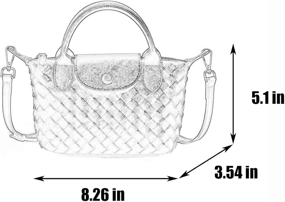 Mini Small Size Braided Luxury Leather Women's top Handle Handbag Fashion Travel Daily Satchel