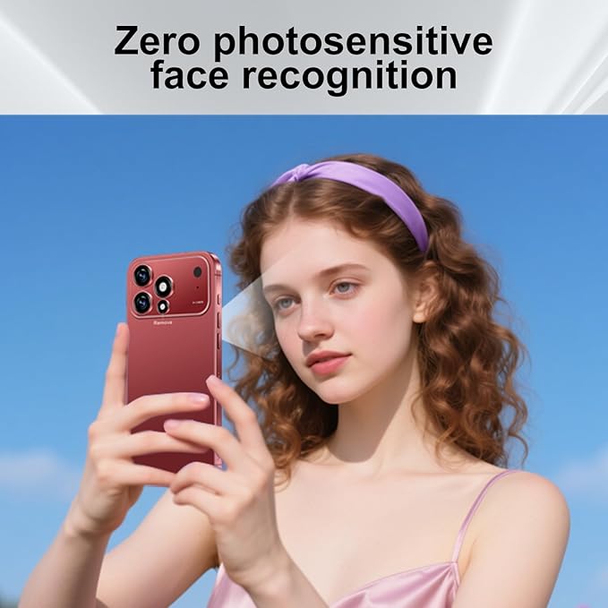 MMY 17PROMA X Unlocked Cell Phone 16+1TB,6.9" HD Screen Unlocked Phones,Android 15 7000mAh Long Battery Life Smartphone,5G/Dual SIM/Fingerprint Button Unlock/Photos/Face ID (Wine Red, 16+1TB)