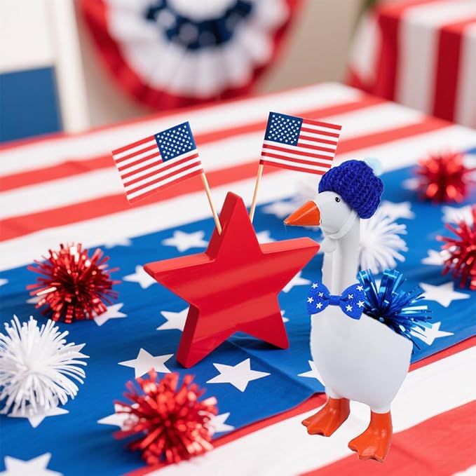 8 Set Desk Goose Outfits 7inch, Mini Goose Statue Clothing, Christmas Mini Desk Goose Outfit, Desktop Goose Outfits, Interesting Goose Shirt Decorations, Table Goose Clothes