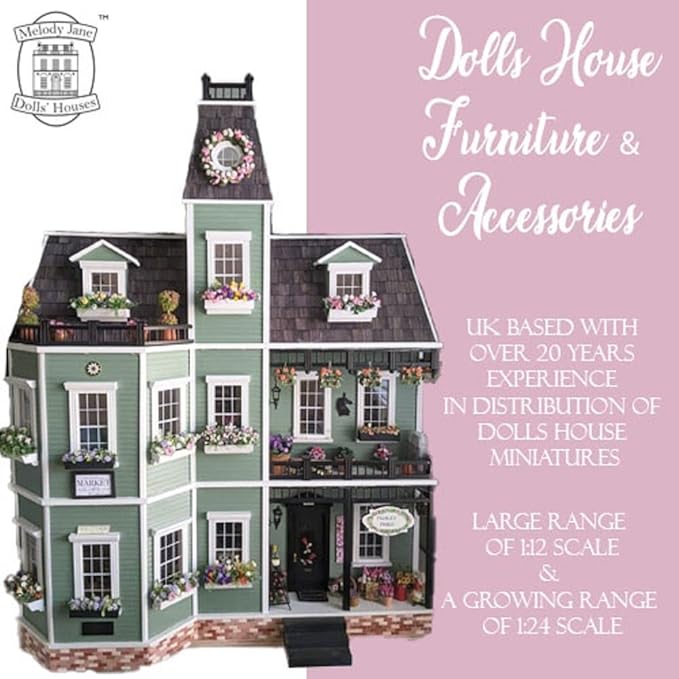 Pickering Manor Dollhouse for a Dolls House JBM Walnut Miniature Furniture