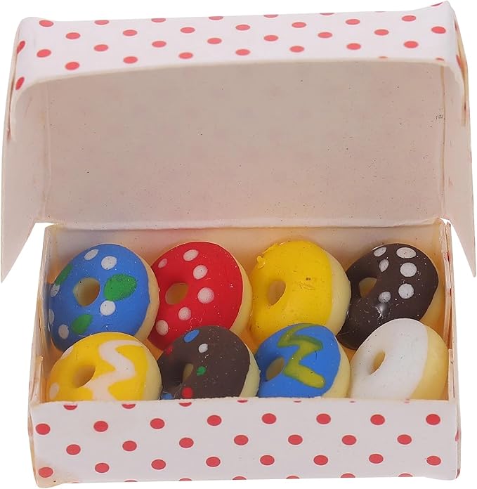 1Set 1/12 Miniature Donuts Dollhouse Decoration Accessories, DIY Micro Landscaping Decor