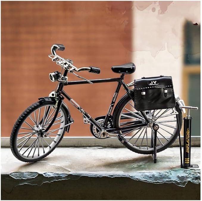 YTCPMHEA DIY Retro Bicycle Model, Metal Alloy, 51 Accessories, Unisex, Non-Riding Toy Vehicle, 11 x 7 x 5.5 in