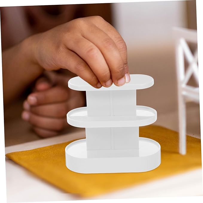 Miniature Storage Rack for Doll House Display Shelf for Miniature Decor for Scale Accessories Great for Mini Flowers and Potted Plants