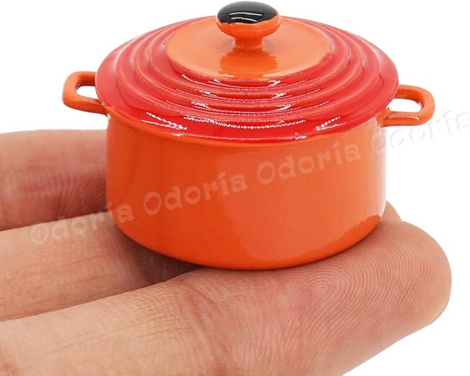 Odoria 1/6 Miniature Pot Cookware Dollhouse Kitchen Accessories