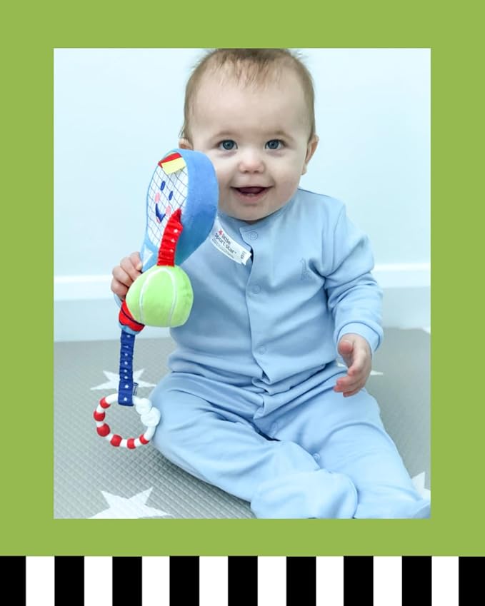 Tennis Racket for Babies | Soft Plush Sensory Tennis Racket for Babies