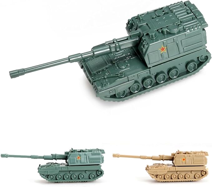4X 1:144 Assembly Tank Model Wheeled Vehicle Model for Children Girls Kids