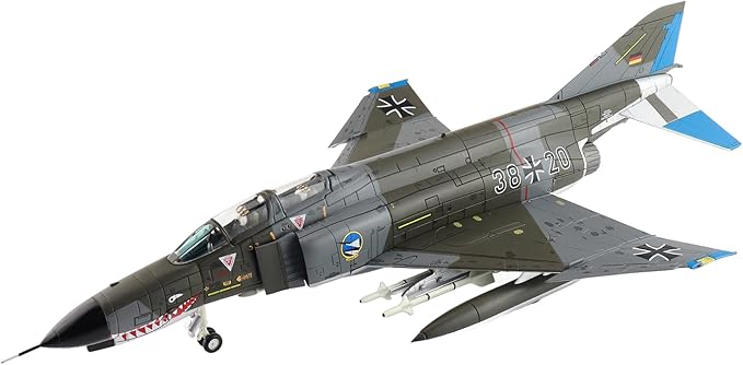 Hobby Master | 1:72 Scale Diecast Military Aircraft Replica | F-4F Phantom II 38+20, JG 74 "Molders, 1982 | Model HA19097