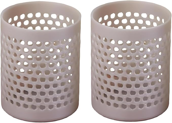 2Pcs 1:12 Scale Dollhouse Miniature Storage Basket, Plastic Laundry Basket, Bathroom Furniture Accessory