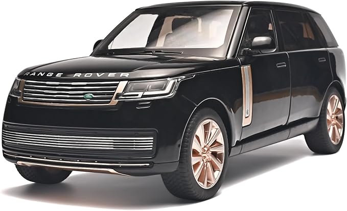 Car Toys for Boys 1/18 Diecast Cars Compatible with Land Rover Range Rover Model Car Kits Collection,Metal Off-Road SUV Toy Car with Light and Sound,Cars for Kids Ages 3-5（Black）