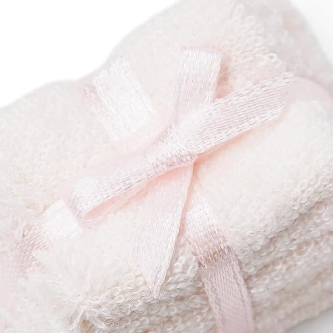 Odoria 1/12 Miniature Bathroom Towels Dollhouse Accessories Decoration, Pink